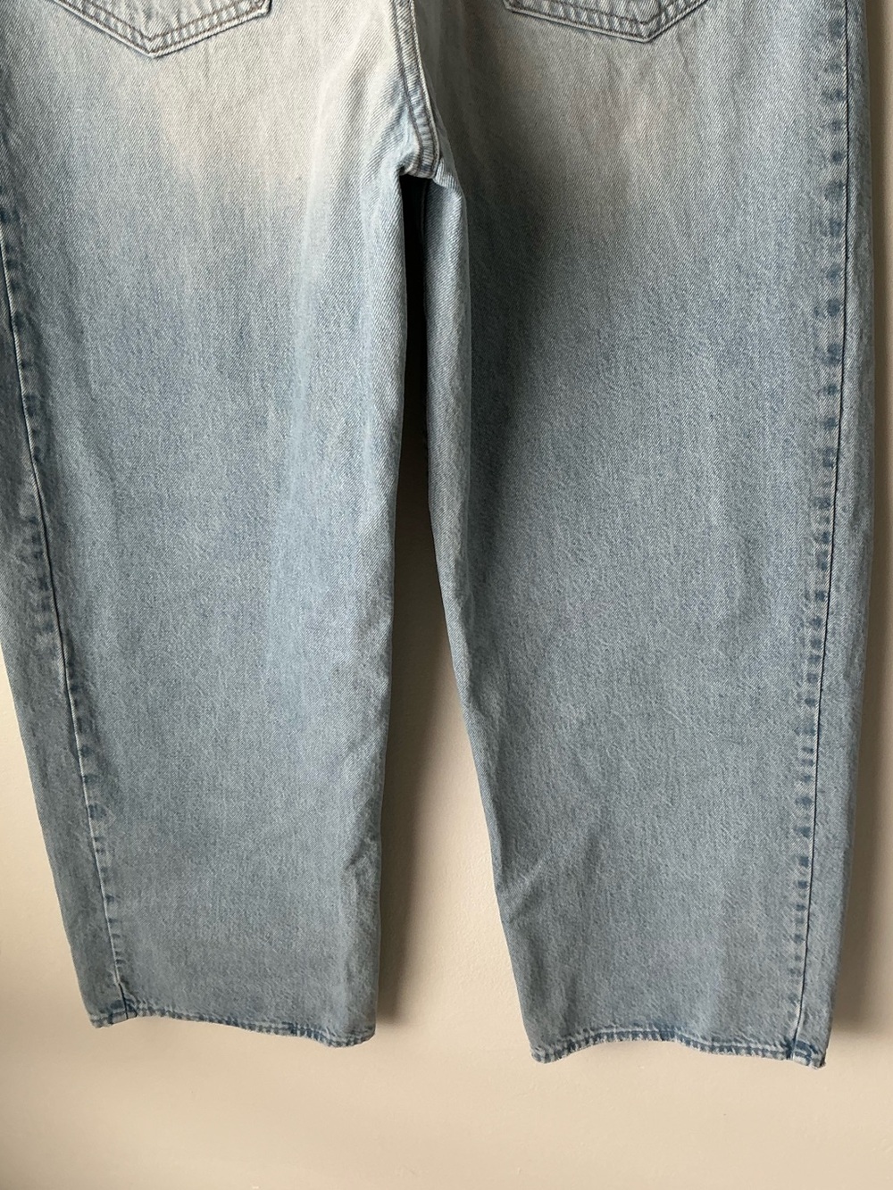 MOTHER SUPERIOR Jeans Full-Pipe Flood Back Pedal Blue Size 28 - Picture 8 of 14